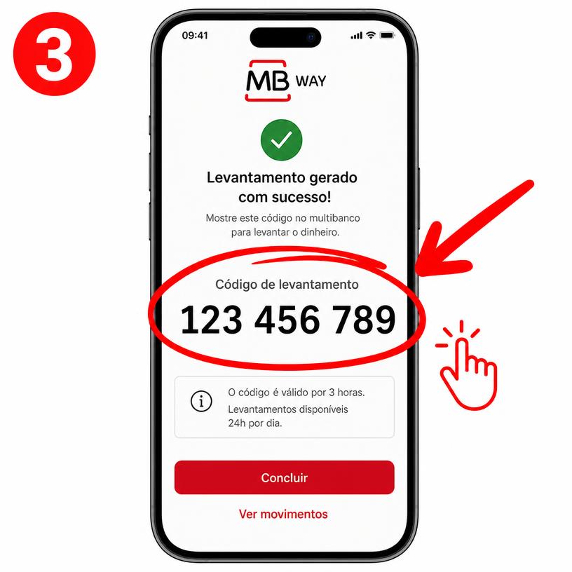 Passo 3: copiar o código de levantamento gerado